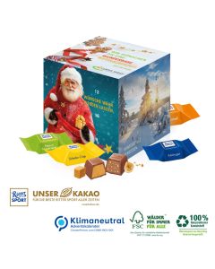 Nachhaltiger Schokowürfel Adventskalender