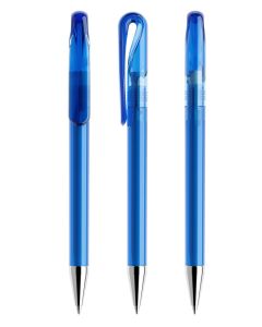 Prodir DS1TTC Transparent mit verchromter MetallspitzeSky transparent