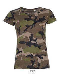 SOL´S - Women´s Camo T-Shirt