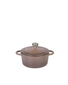 Küchenprofi Mini-Cocotte rund, 10 cm taupe PROVENCE