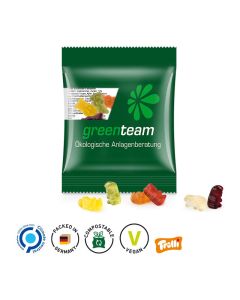 Minitüte,12 g, kompostierbare Folie transparent, Trolli Vegane Gummibärchen, 14% Fruchtsaft