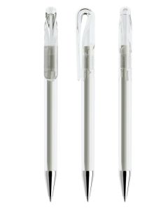Prodir DS1TTC Transparent mit verchromter MetallspitzeKlar transparent
