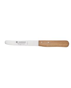 Zassenhaus Brotzeitmesser mit Wellenschliff Buche
