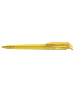 RECYCLED PET PEN transparent, gelb