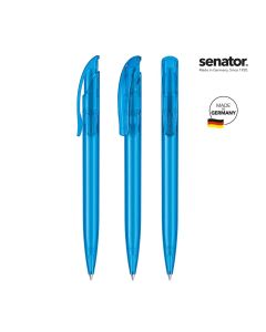 senator® Challenger Clear  Druckkugelschreiber, weiß
