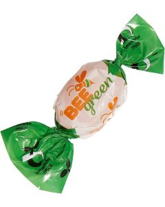 Bonbons im kompostierbaren Werbewickel