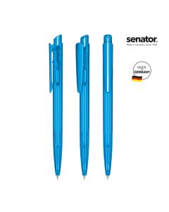 senator® Dart Clear  Druckkugelschreiber, weiß