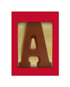 Medium Buchstabe aus Schokolade
