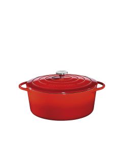 Küchenprofi Bratentopf oval 31cm rot