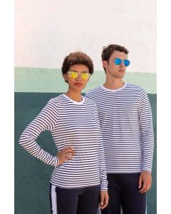 Skinni Fit LANGÄRMELIGES GESTREIFTES T-SHIRT