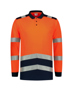 TRICORP Warnschutz Poloshirt Bicolor Longsleeve