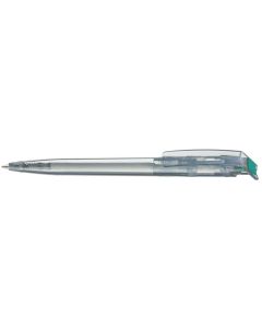 RECYCLED PET PEN transparent SG, petrol