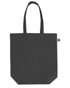 Fairtrade/GOTS Einkaufstasche Schwarz
