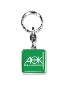 Square-Metal, lagernd mit 4c Doming 29 x 29 mm 1-stg.