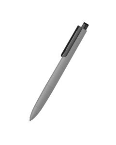 Klio-Eterna - Tecto softtouch/transparent - Druckkugelschreibersofttouch grau