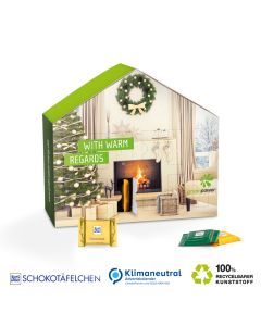 Adventskalender Haus bedrucken