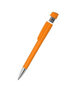 Klio-Eterna - Turnus high gloss Mn USB 3.0 - Drehkugelschreiber mit integriertem USB-Stickhellorange