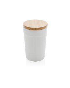 GRS rPP-Becher mit Bambusdeckel