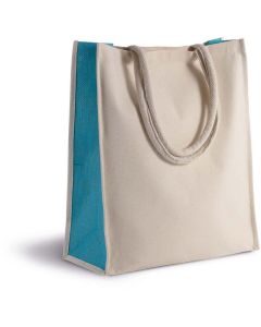 Kimood Baumwoll- / Jute-Shoppingtasche, 23 L