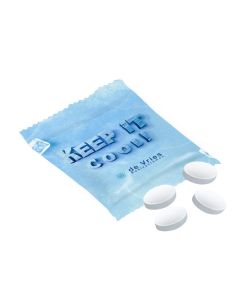Papiertütchen mit Cool-Ice-Tabletten