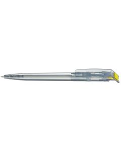 RECYCLED PET PEN transparent SG, gelb