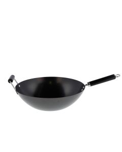 Funktion Wok antihaftbeschichtet d 355mm Schwarzer Kohlenstoffstahl