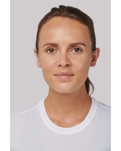 PROACT® Damen Kurzarm Sport-T-Shirt. Bi-Material