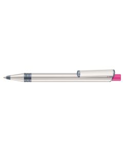 RECYCLED PET PEN ALUMA transparent, magenta