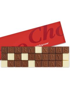 Chocotelegram®30 - Merry Xmas & A Happy New Year + Logo