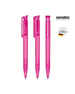 senator® Super Hit Clear  Druckkugelschreiber, weiß