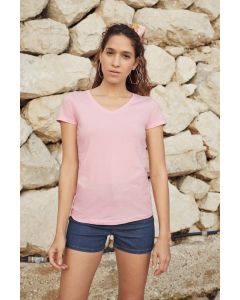 Fruit of the Loom Lady-fit Valueweight V-Neck T (61-398-0)