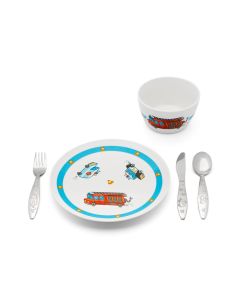 Kindergeschirr-Set Einsatzfahrzeuge
