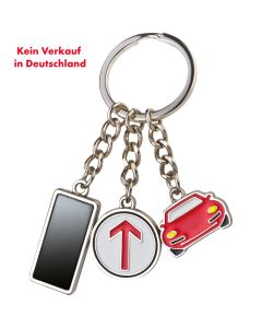 Schlüsselanhänger in Autoform