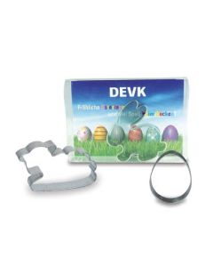 Backförmchen Ostern mit Karte zum versenden oder verschenken bedrucken Werbeartikel