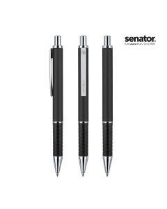 senator® Star Tec Alu  Druckkugelschreiber, blau