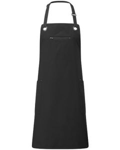 Premier Workwear - 'Barley' Contrast Stitch Sustainable Bib Apron