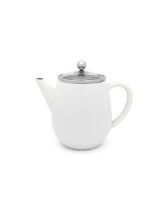 Teekanne Duet Eva 1,1L, weiß