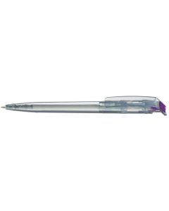 RECYCLED PET PEN transparent SG, dunkelviolett