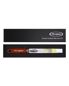 Microplane PREMIUM CLASSIC Zester Reibe rot inkl. Geschenkbox und 1C Druck auf Griff