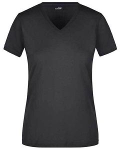 James&Nicholson - Ladies´ Slim Fit V-T