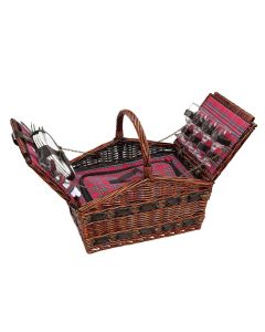 Cilio Picknick-Korb COMO dunkelbraun