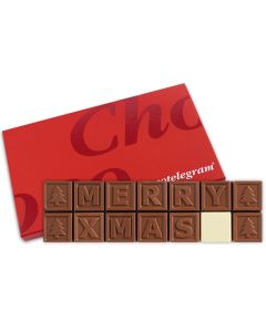 Chocotelegram® 14 'Merry Xmas' + Logo