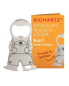 Einkaufswagenlöser karl lederhosen