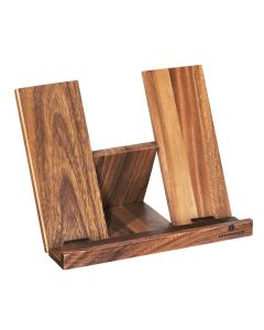 Zassenhaus Kochbuchhalter klappbar Akazie 30x22x17cm