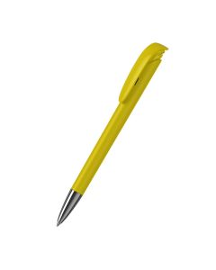 Klio-Eterna - Jona softtouch/high gloss Mn - Druckkugelschreibersofttouch gelb