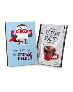 Tassenkuchen Schokolade 70 g, Pause für große Pflegehelden