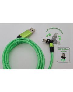 Lade- und Datenkabel "LEDflow Magnetwist"