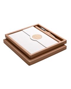 LATTE Notizbuch mit Kugelschreiber in Box