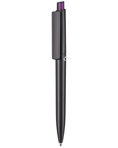 Ritter-Pen Kugelschreiber CREST RECYCLED + schwarz mit Logo bedrucken