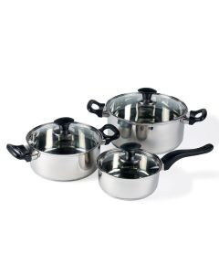 Funktion Kochtopfset 6teilig Edelstahl